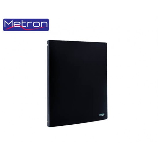 METRON ΝΤΟΣΙΕ ΠΛΑΣΤΙΚΟ Α4 4 ΚΡΙΚΟΙ 2cm ΜΑΥΡΟ